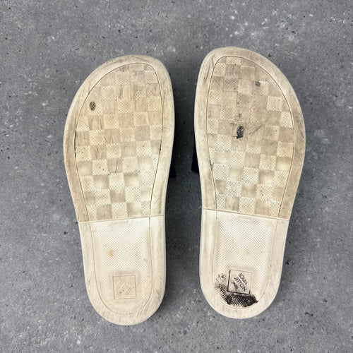 LOUIS VUITTON NAVY SLIDERS - EU42 (FITS UK 9)