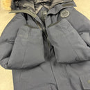 CANADA GOOSE LANGFORD PARKA NAVY BLACK BADGE- (M)