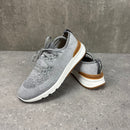 BRUNELLO CUCINELLI KNIT LACE UP SNEAKERS - (EU43 / UK9)