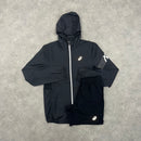 ASICS ICON JACKET & SHORT SET - BLACK