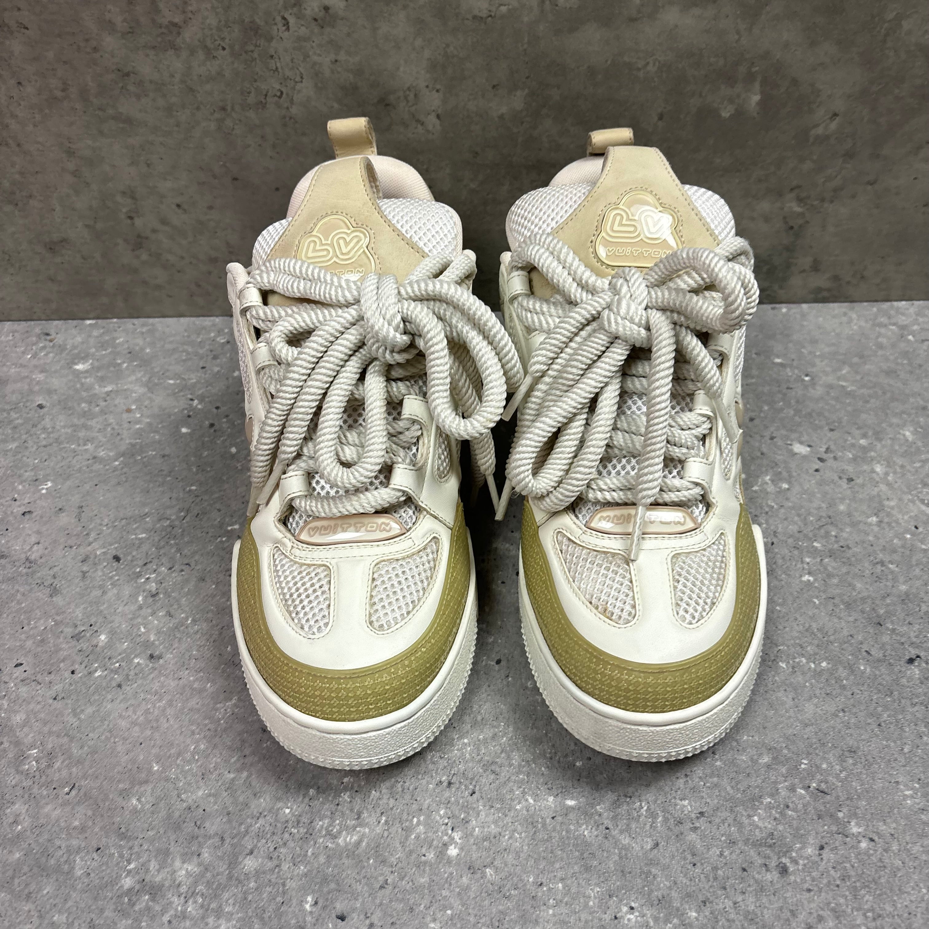 LOUIS VUITTON BEIGE SKATES - EU41.5 (FITS UK 8.5)