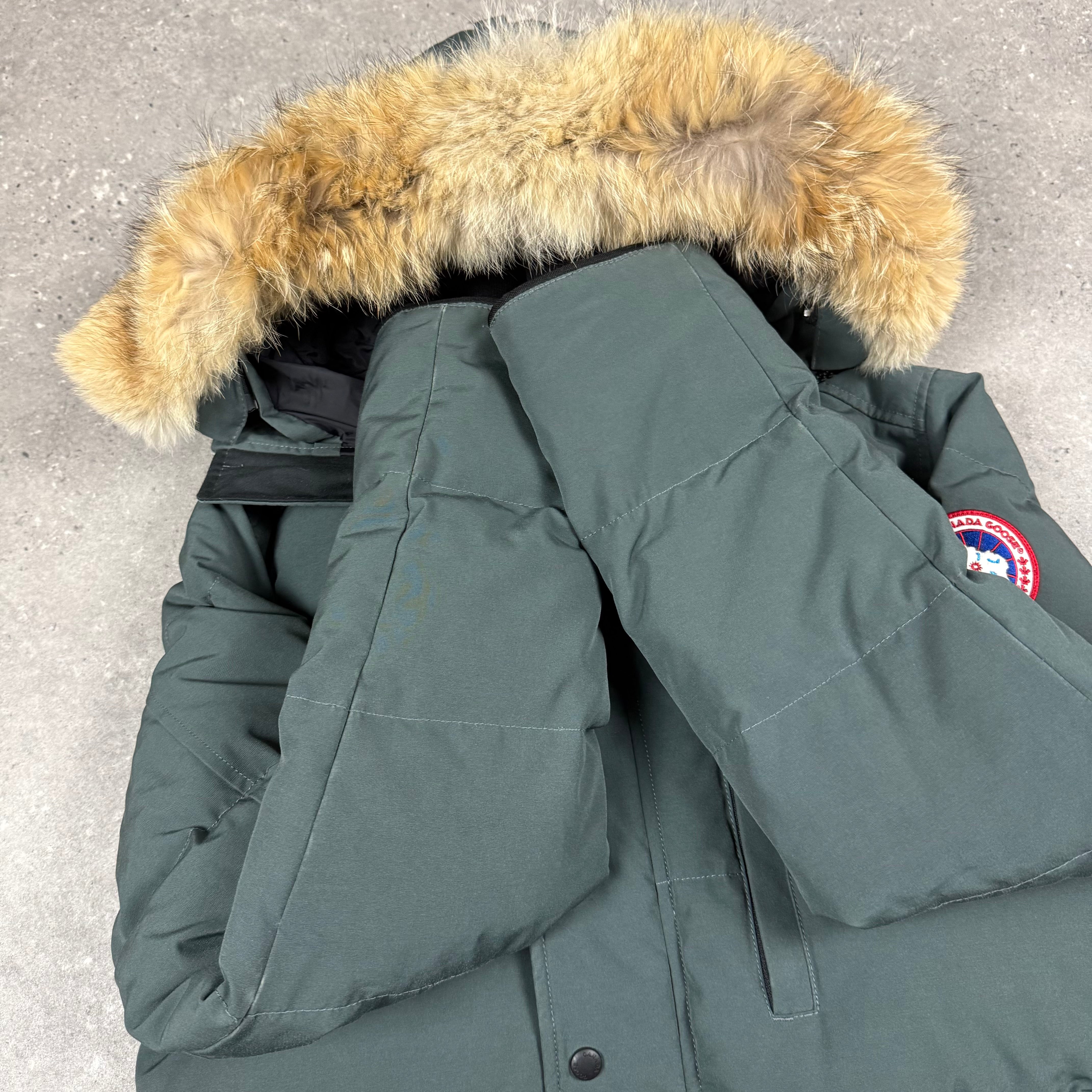 CANADA GOOSE CARSON PARKA SLATE GREEN  - (S)