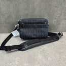 DIOR DIAMOND MESSENGER BAG - BLACK