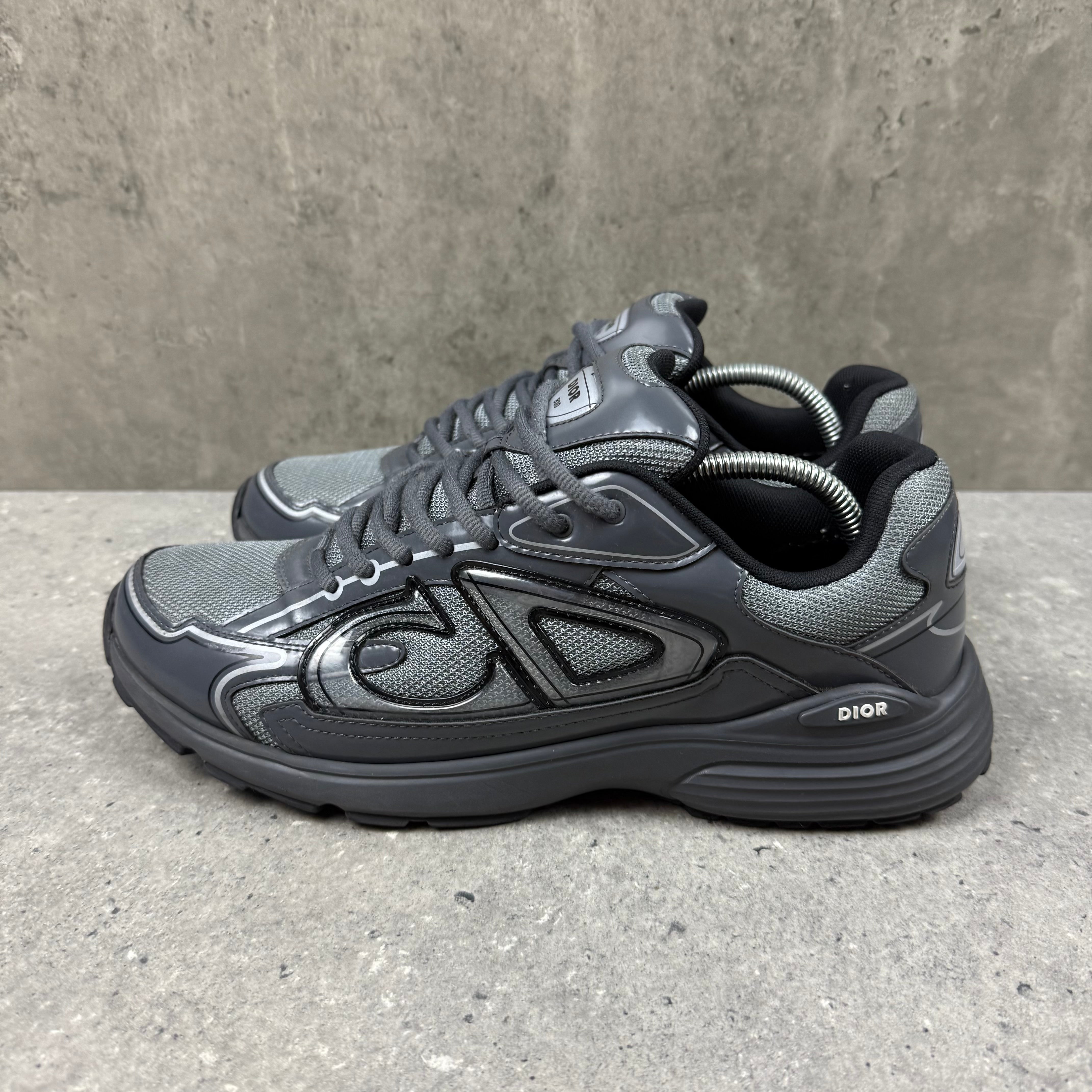 DIOR B30 GREY/CHROME - (EU45 / UK 11)