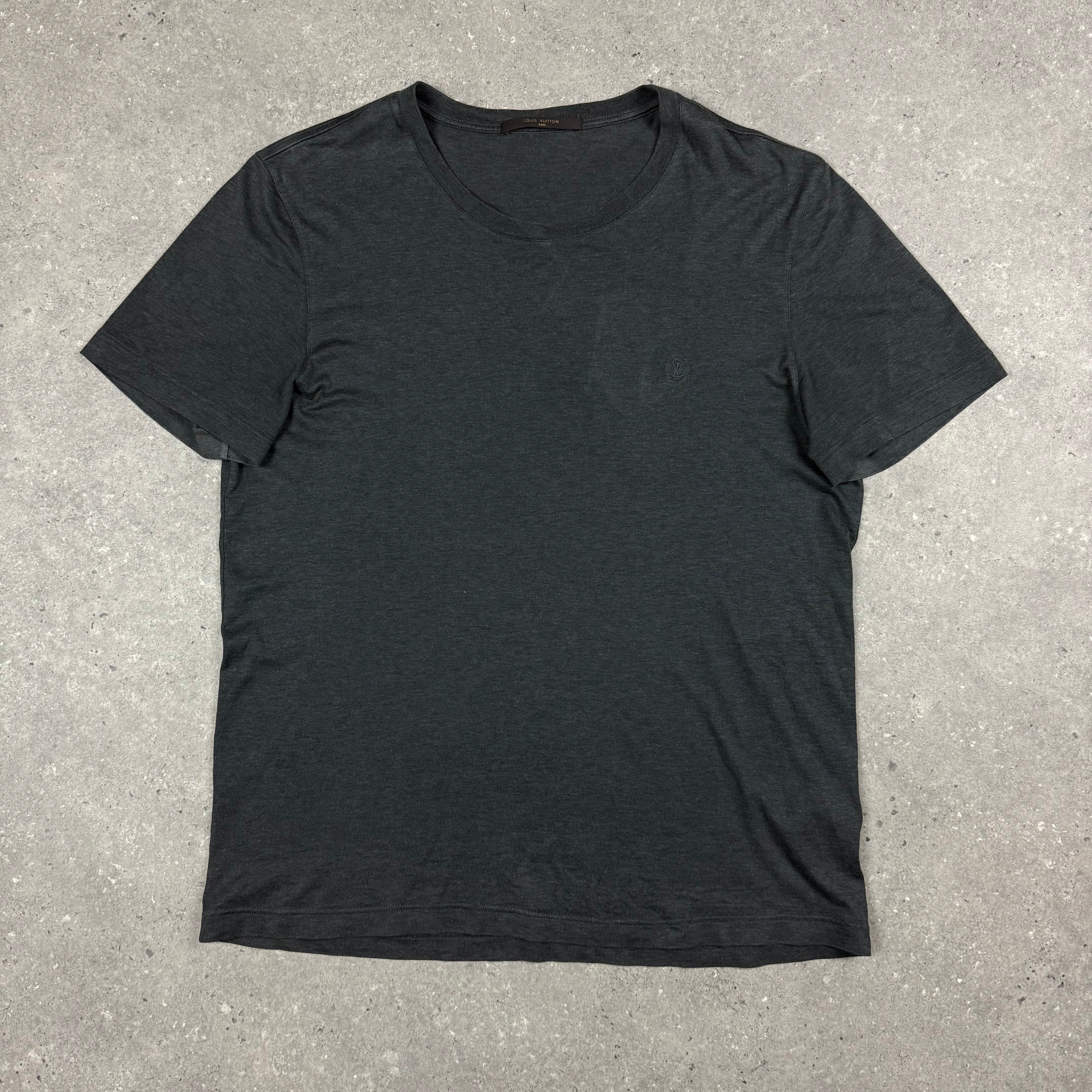 LOUIS VUITTON CLASSIC LOGO T-SHIRT GREY - (L)