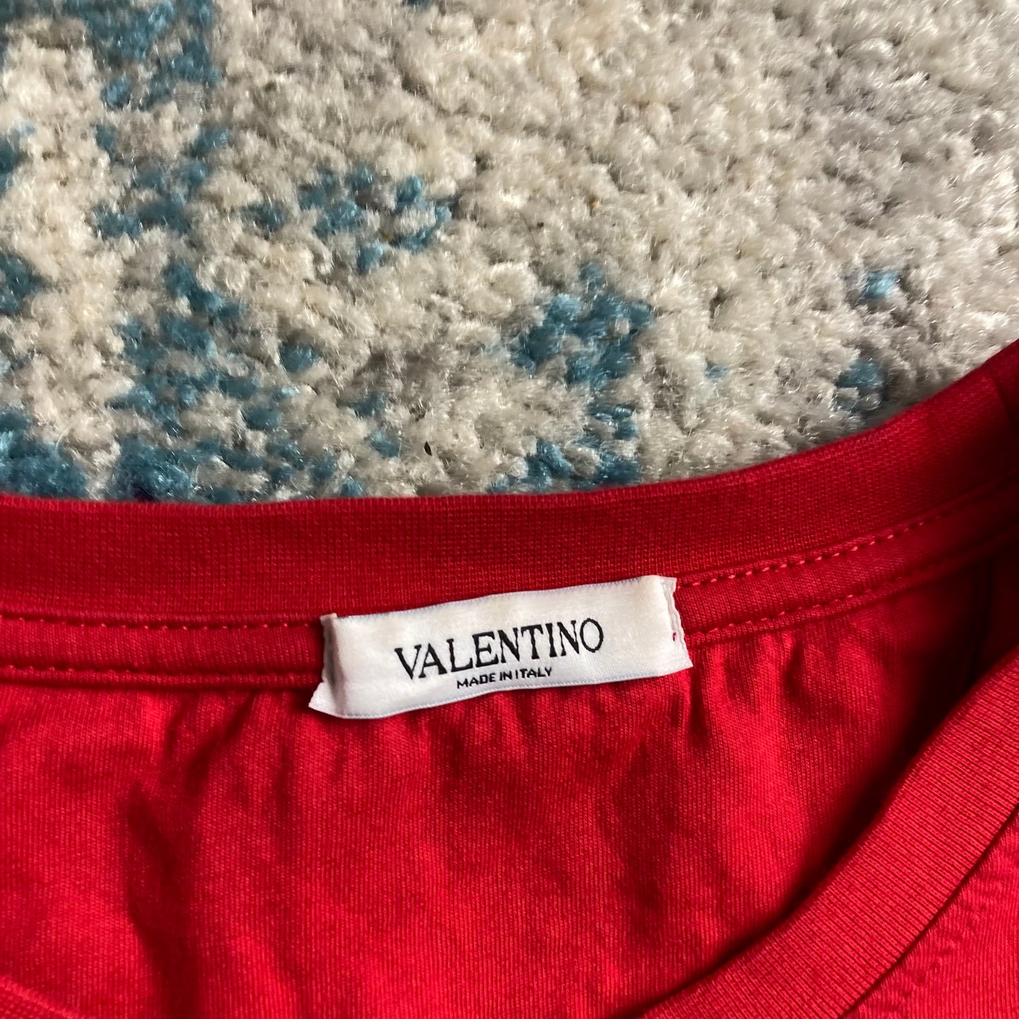 VLTN T-SHIRT RED (FITS S/M)