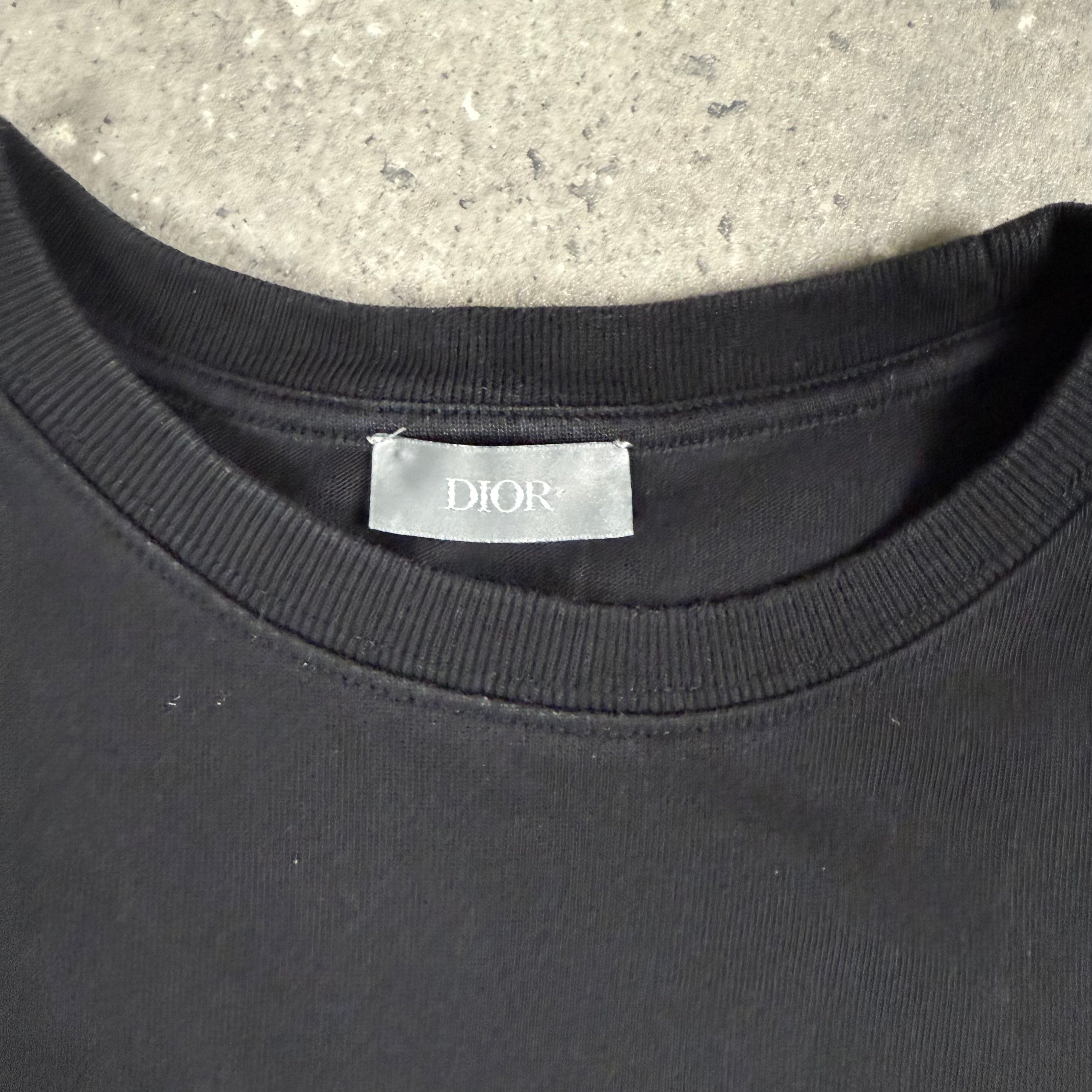 DIOR ASHAM T-SHIRT BLACK - (M)