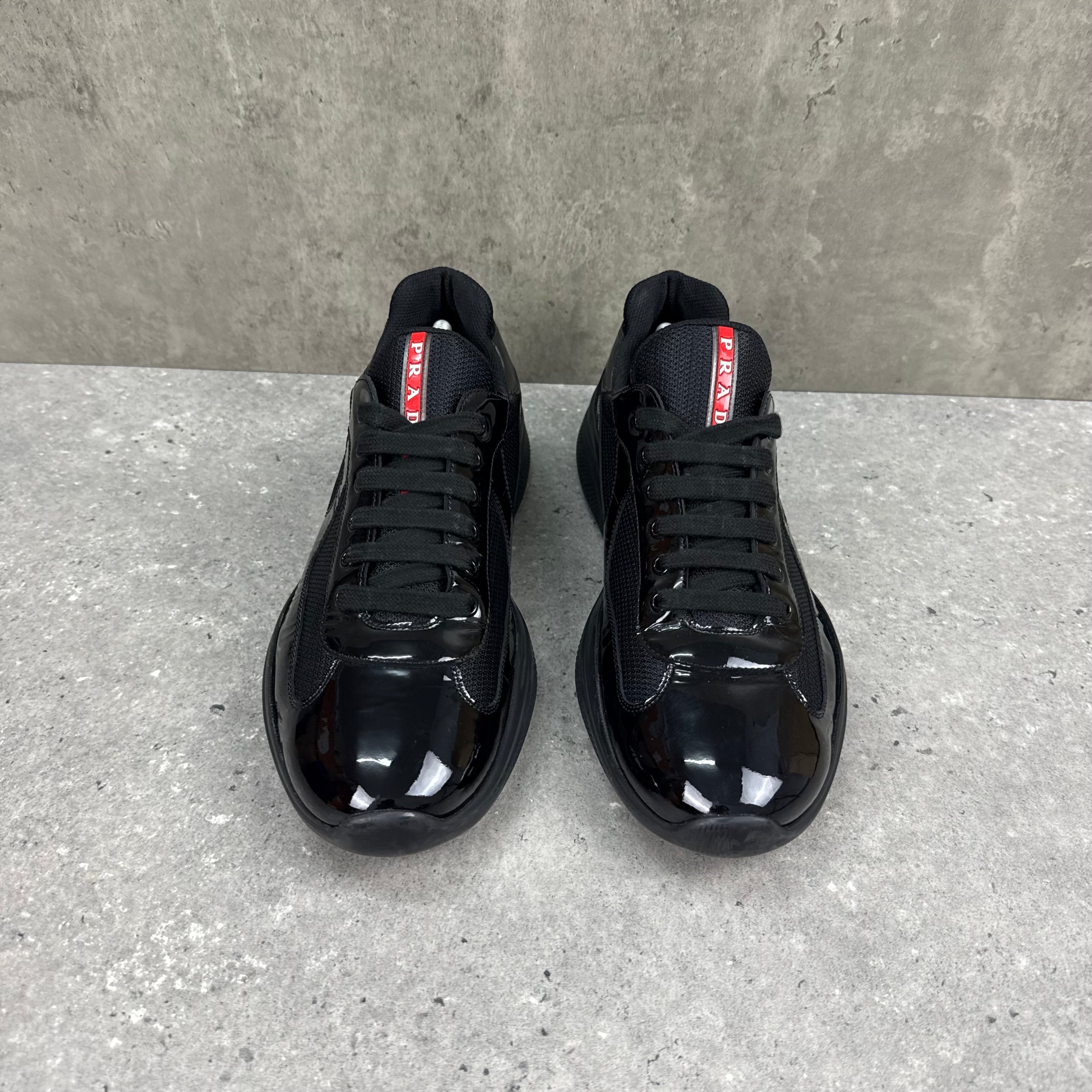 PRADA AMERICAN CUPS BLACK - EU44 (FITS UK 11)