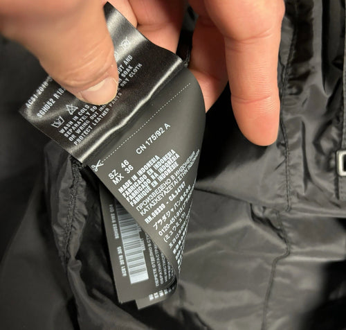 PRADA  NYLON JACKET NAVY - (S)