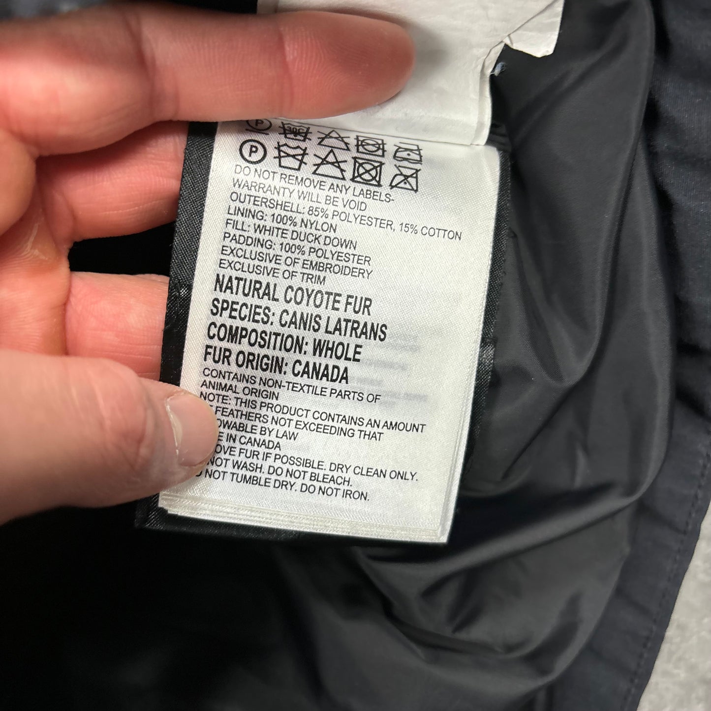 CANADA GOOSE CHELSEA PARKA (FITS A SMALL)