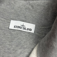 STONE ISLAND GREY 1/4 ZIP JUMPER - XL ( FITS L )