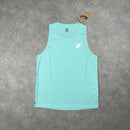 ASICS CORE VEST & SHORT SET - OASIS GREEN / BLACK