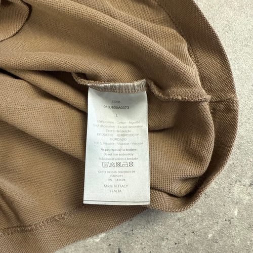 DIOR CD ICON POLO BROWN - L (FITS M)