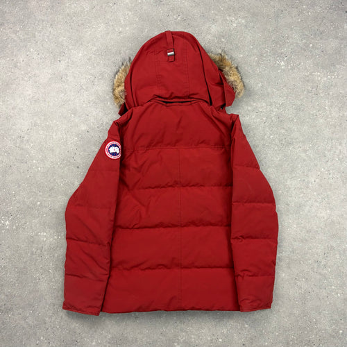 CANADA GOOSE WYNDHAM PARKA RED - (S)