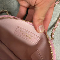 CHANEL TWEED MINI BAG PINK