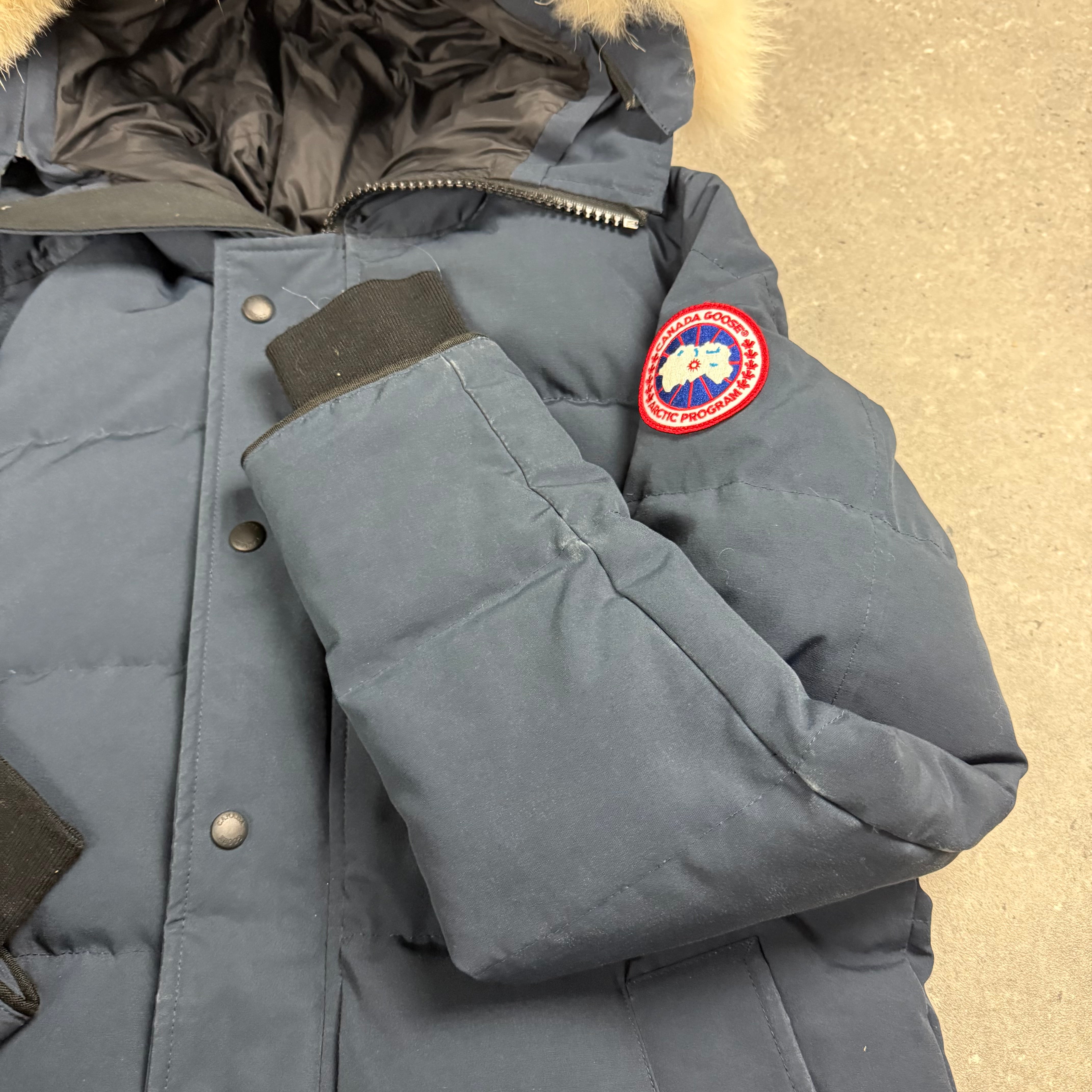 CANADA GOOSE CARSON PARKA NAVY - (S)