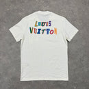 LOUIS VUITTON NBA WHITE T-SHIRT - XS (FITS S)