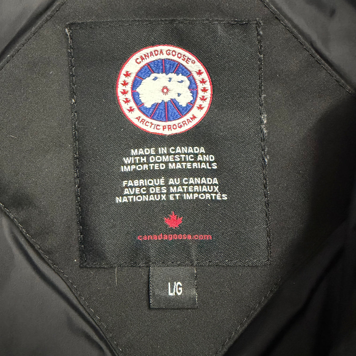 CANADA GOOSE WYNDHAM PARKA BLACK - (L)
