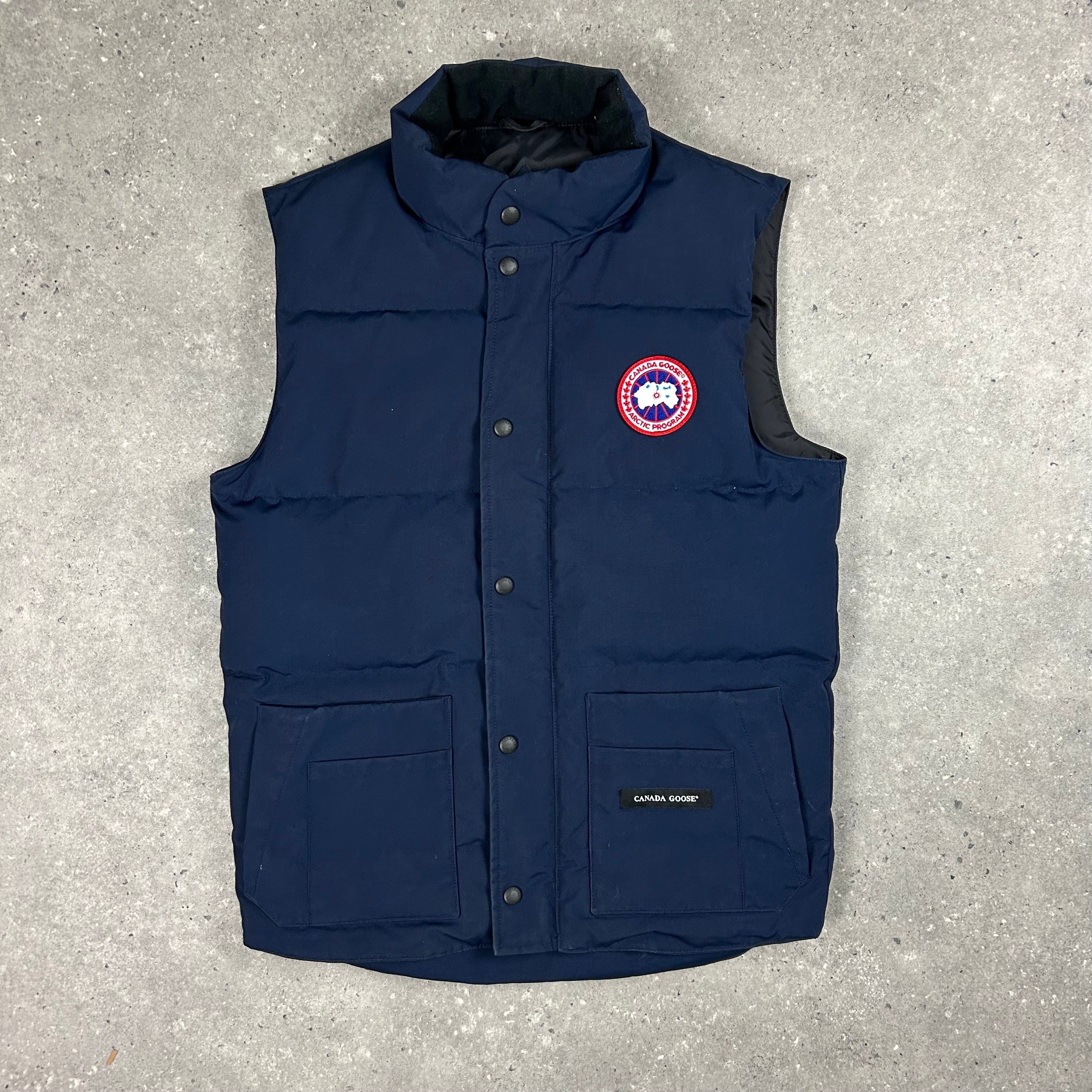 CANADA GOOSE GILET NAVY - (S)