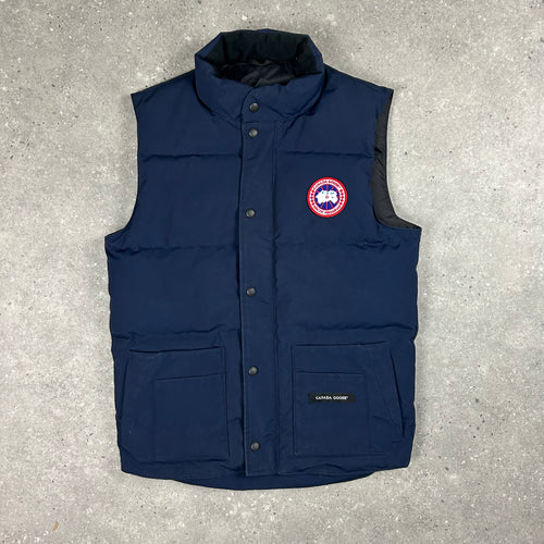 CANADA GOOSE GILET NAVY - (S)