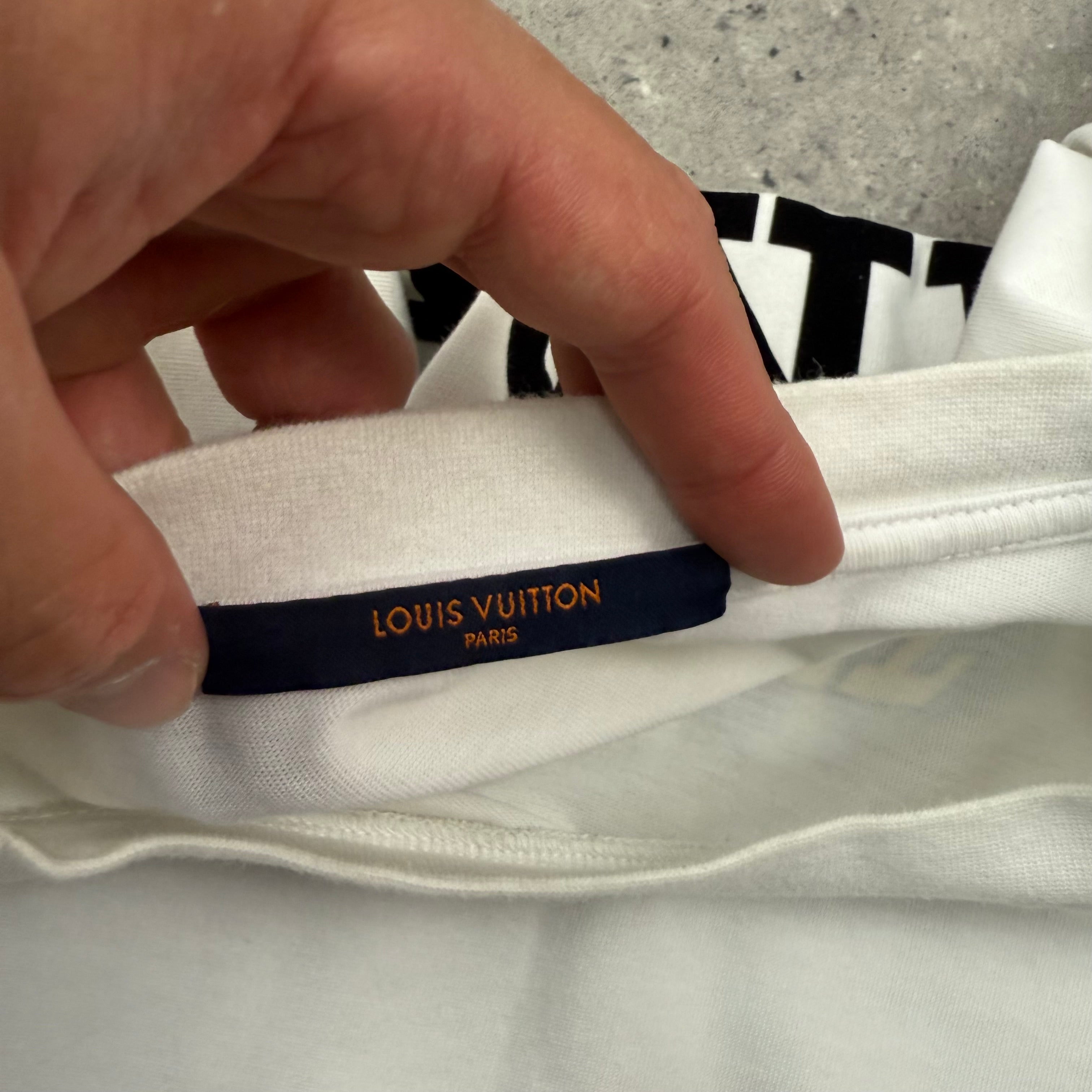 LOUIS VUITTON WHITE T-SHIRT - (XS)