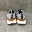 BRUNELLO CUCINELLI KNIT LACE UP SNEAKERS - (EU43 / UK9)