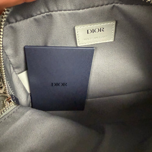 DIOR DIAMOND MESSENGER BAG - GREY
