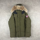 CANADA GOOSE WYNDHAM PARKA MILITARY GREEN - (XL)
