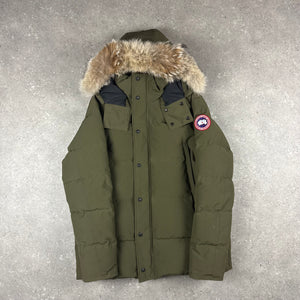CANADA GOOSE WYNDHAM PARKA MILITARY GREEN - (XL)