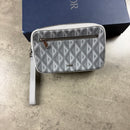 DIOR DIAMOND CLUTCH BAG - GREY