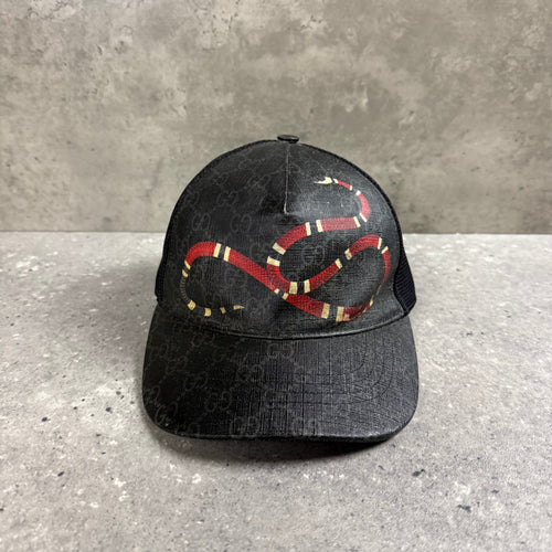 GUCCI SNAKE PRINT CAP