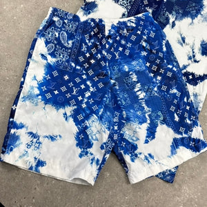 LOUIS VUITTON BANDANNA SWIM SHORTS NAVY - (M)