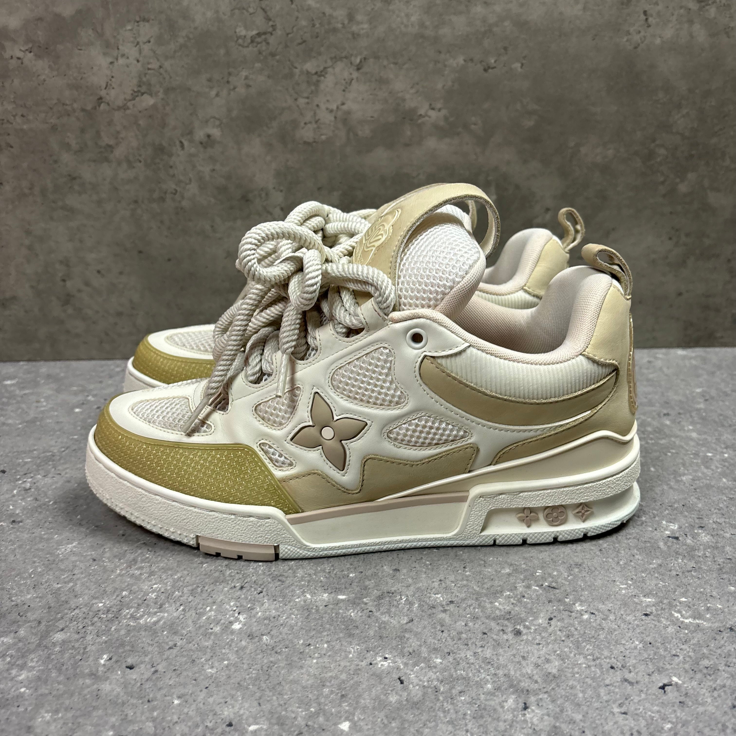 LOUIS VUITTON BEIGE SKATES - EU41.5 (FITS UK 8.5)