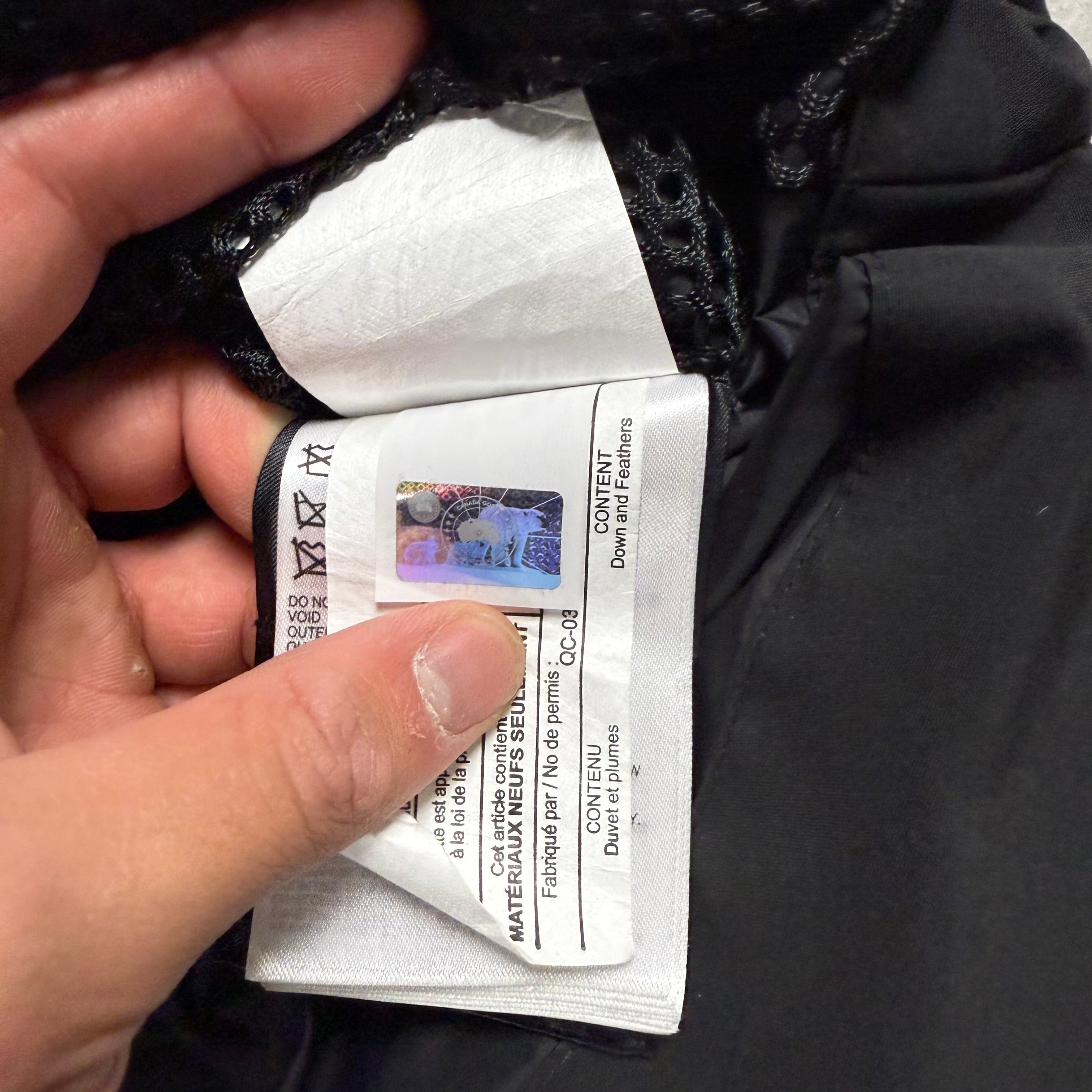 CANADA GOOSE GILET BLACK - (M)