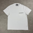 AMIRI MA LOGO T-SHIRT WHITE - (L)