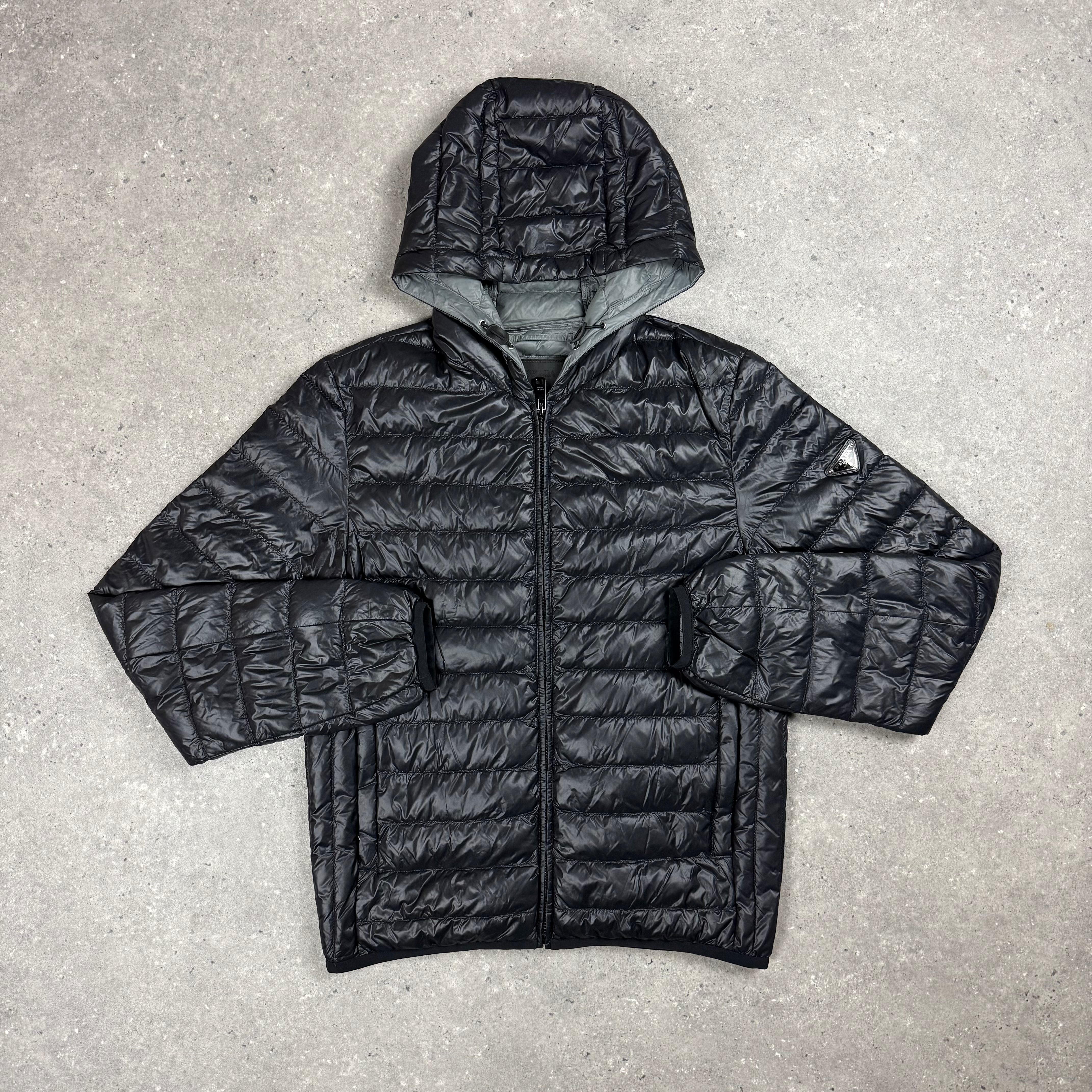 PRADA NYLON JACKET BLACK - 48 (S/M)