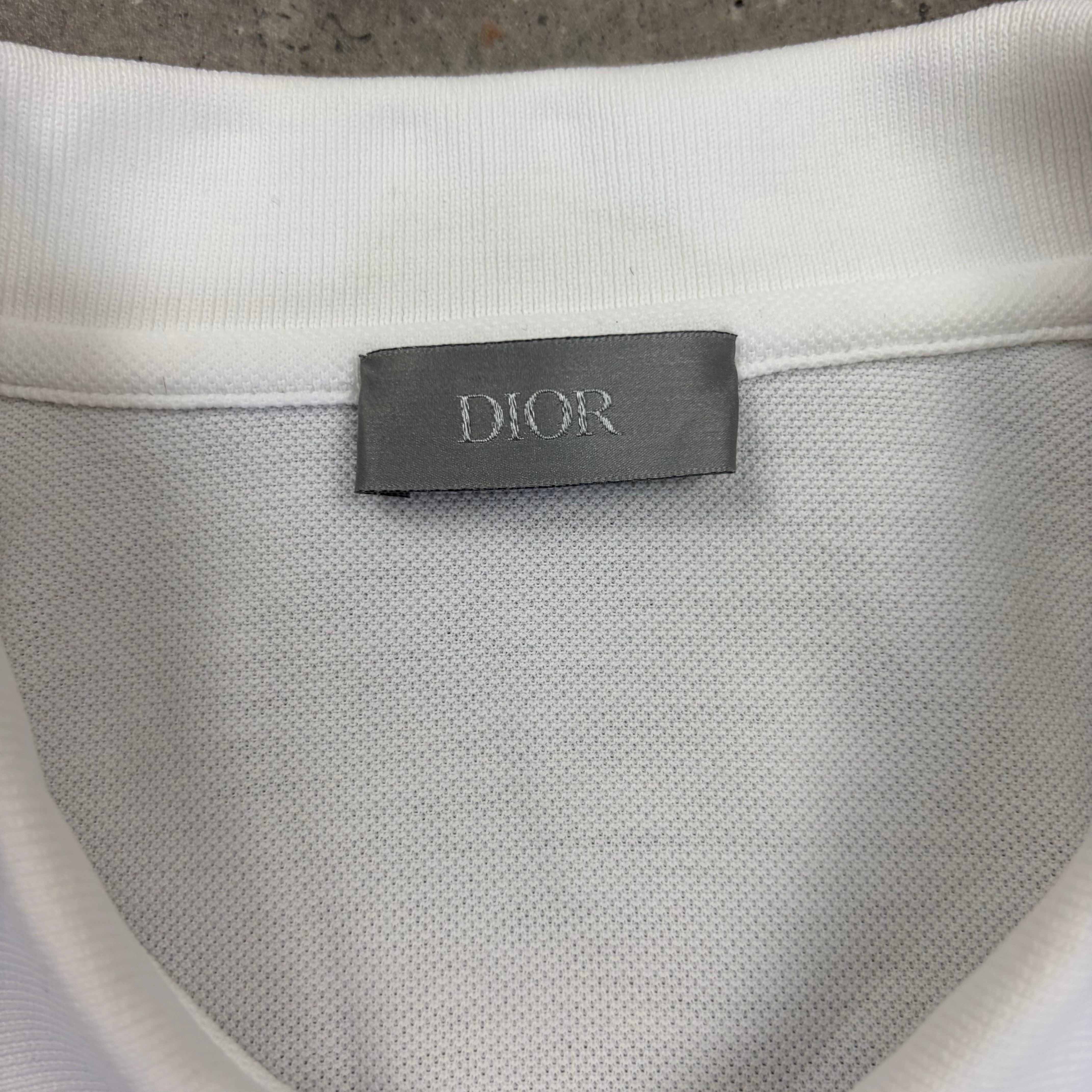 DIOR CD T-SHIRT WHITE - (L)