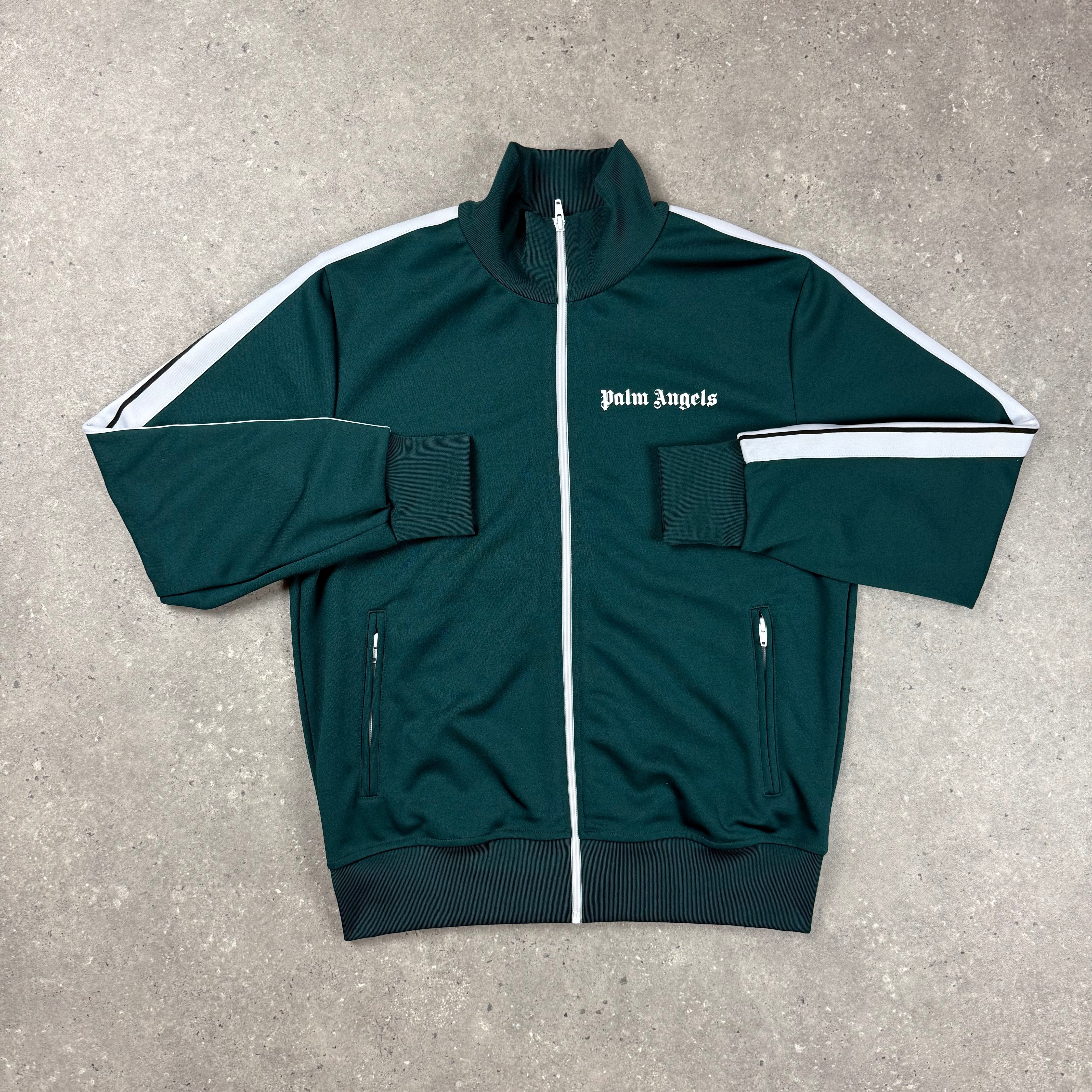 PALM ANGELS ZIP-TOP GREEN - (L)
