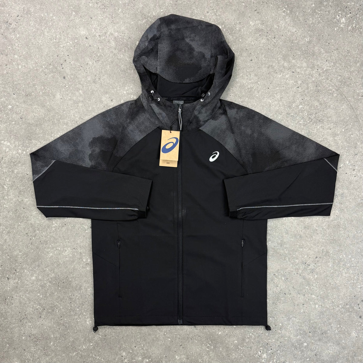 ASICS REFLECTIVE WINDRUNNER JACKET - BLACK