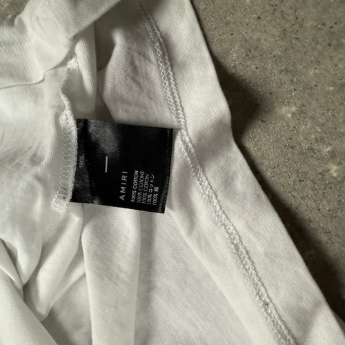 AMIRI MA LOGO T-SHIRT WHITE - (L)