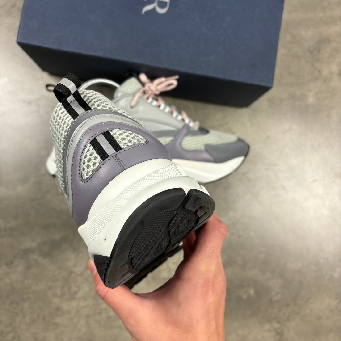 DIOR B22 TRAINERS - GREY (FITS 9.5)