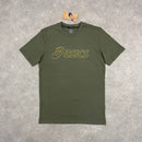 ASICS LOGO T-SHIRT - MANTLE GREEN
