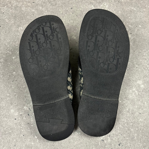 DIOR ALIAS SANDALS BLUE OBLIQUE - (EU42 / UK8)