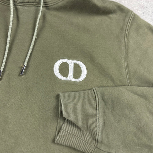 DIOR CD ICON HOODIE KHAKI - M (FITS S/M)