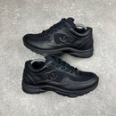 CHANEL RUNNERS BLACK LEATHER -  (EU42 / UK8)