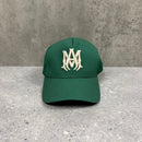 AMIRI GREEN MA LOGO TRUCKER CAP