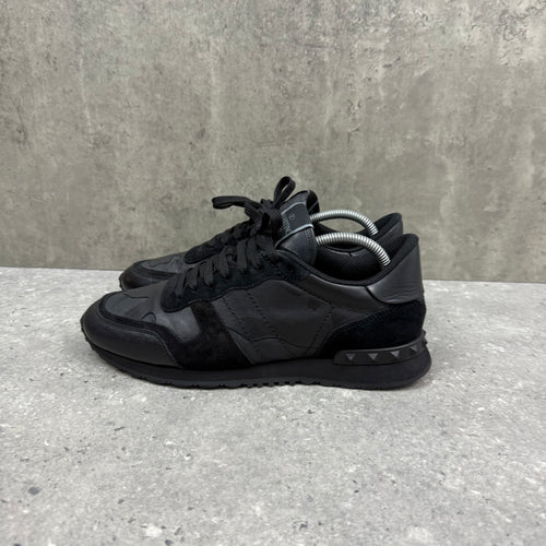 VALENTINO ROCKRUNNER BLACK - (EU42 / UK8)
