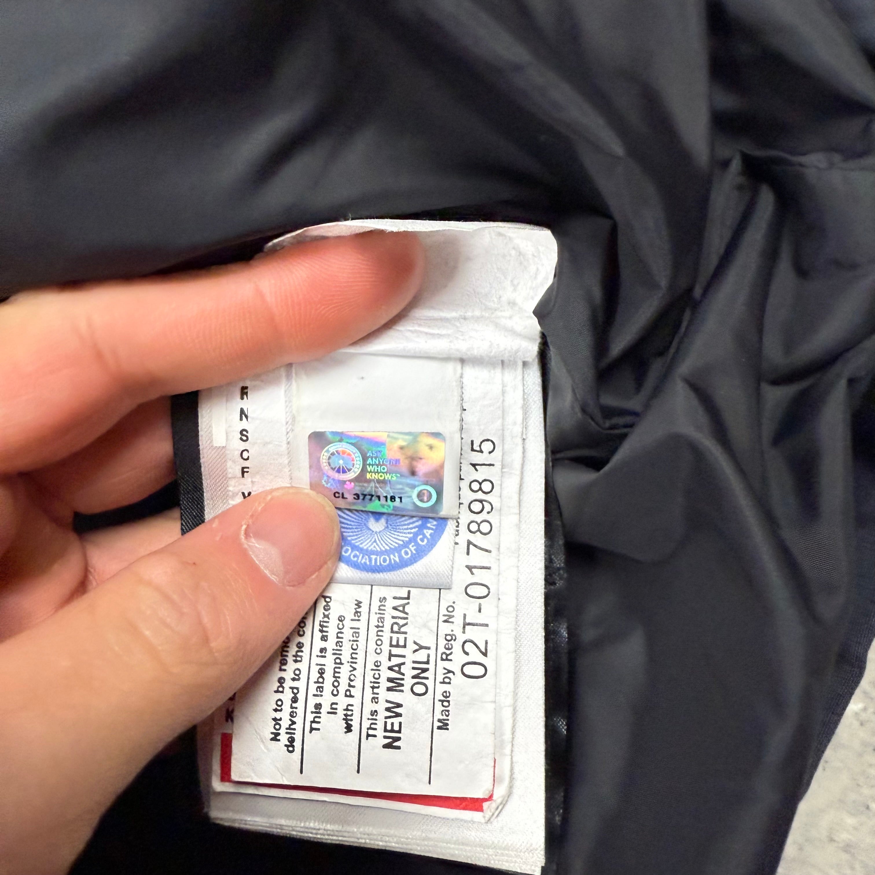 CANADA GOOSE CARSON PARKA NAVY - (S)