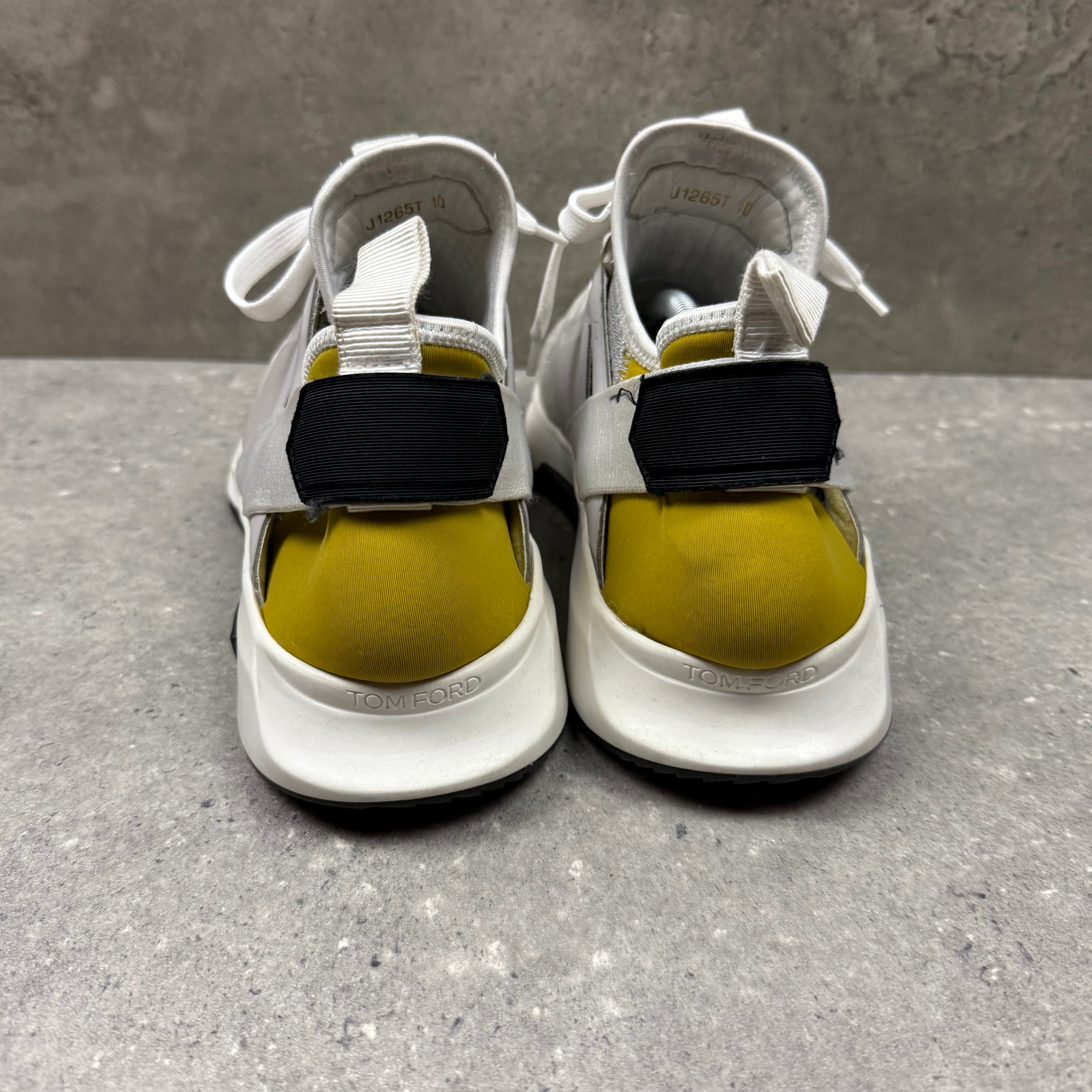 TOM FORD RUNNERS WHITE/GREY - (EU44 / UK10)