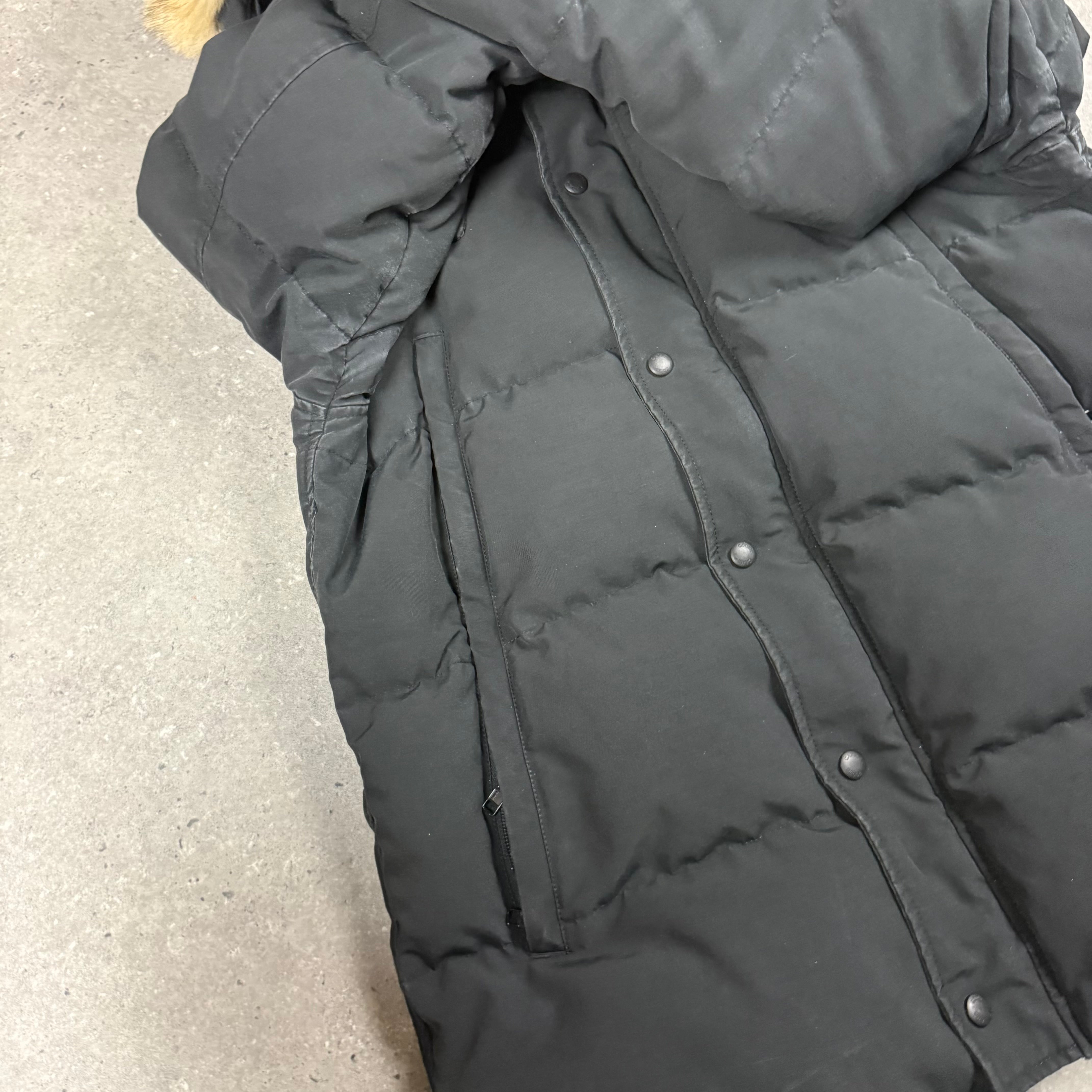 CANADA GOOSE WYNDHAM PARKA BLACK - (L)